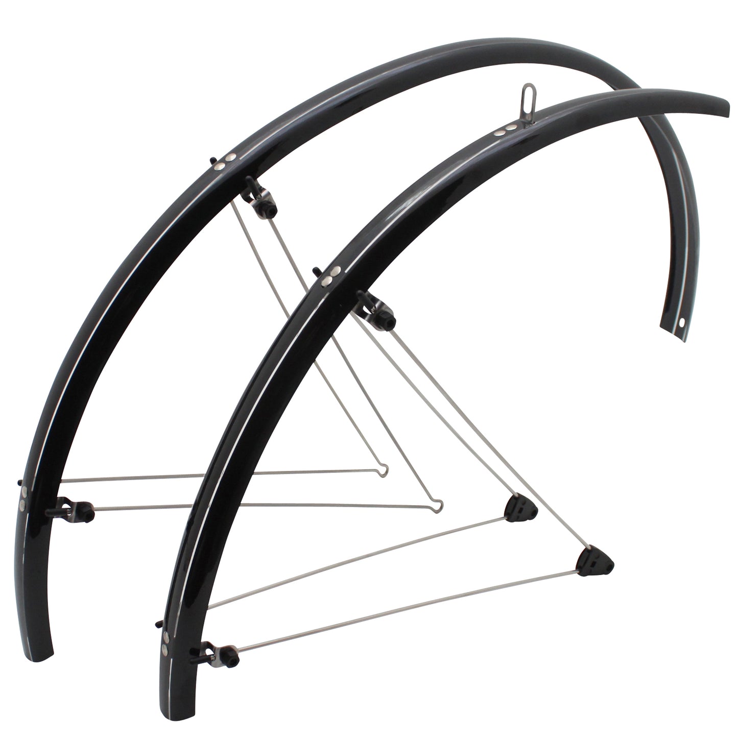 Garde-boue route 700 Stronglight tringles 35 mm noir (paire)
