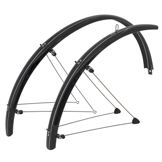 Mudguard 28" Stronglight Tour 54 mm black stays (pair)