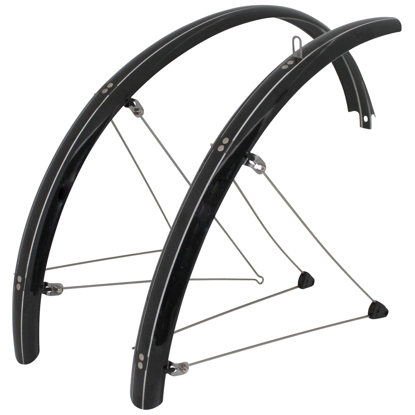 Garde-boue VTT 26" Stronglight Country tringles 54 mm noir