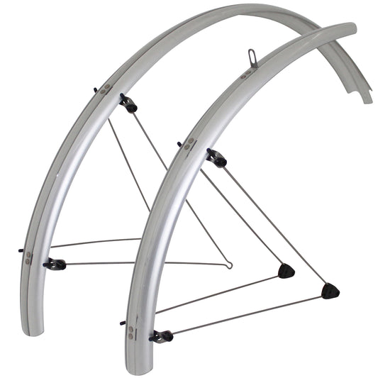26" Mountain Bike Mudguard Stronglight Country 54mm silver stays