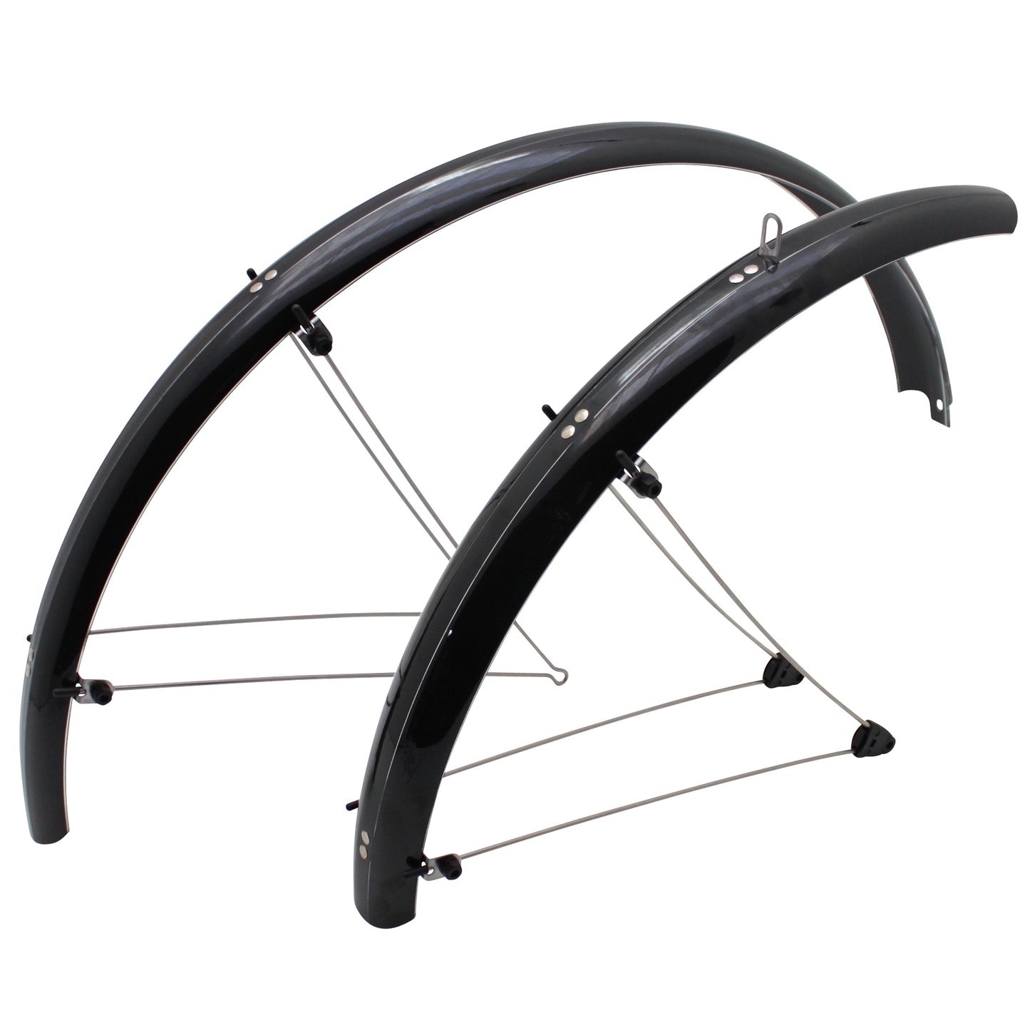 Garde-boue VTT 26" Stronglight Country tringles 60 mm noir