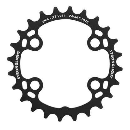Plateau VTT 4 bras Stronglight D64 pour Shimano XT M8000 SLX 24D