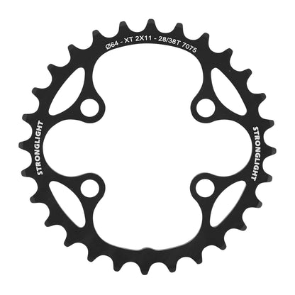 Plateau VTT 4 bras Stronglight D64 pour Shimano XT M8000 SLX 28D