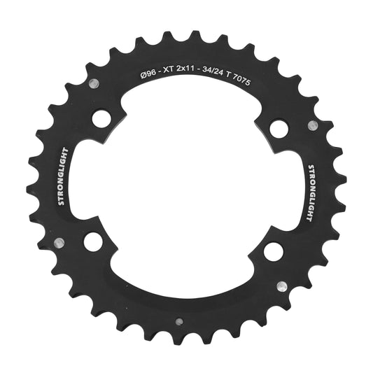 Plateau VTT 4 bras Stronglight D96 pour Shimano XT M8000 SLX 34D