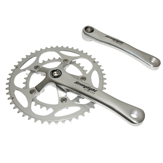 Pédalier route Stronglight Impact argent 172,5 50x34 axe 107