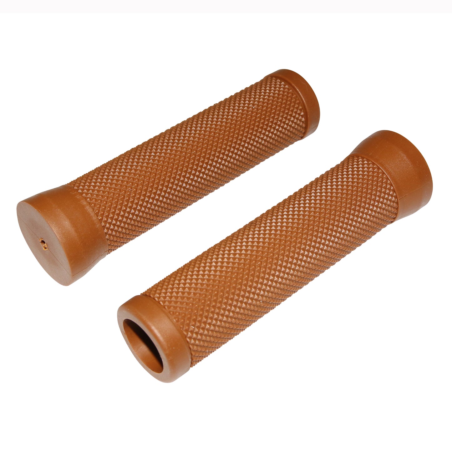 City Newton brown rubber 120mm vintage style grips