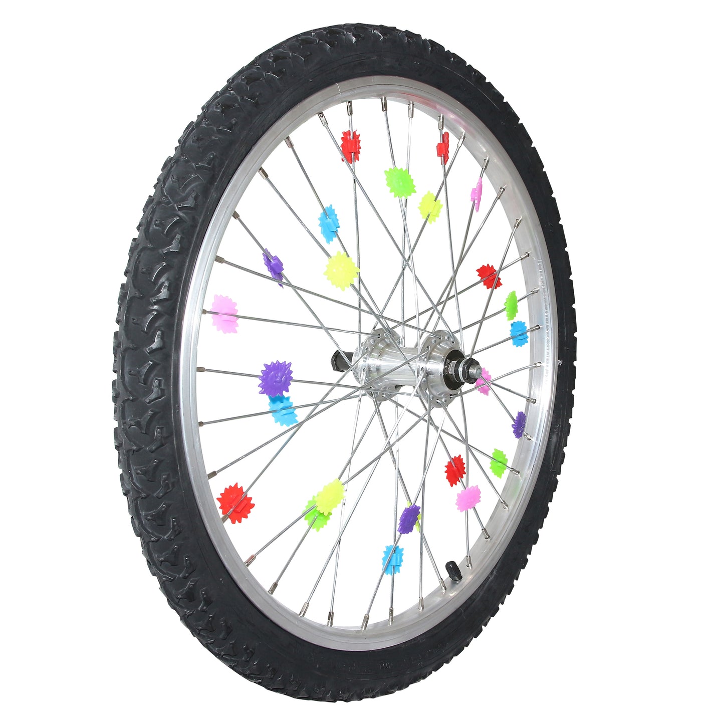 Décoration PCP roues fixation rayon à clipser (24 pcs)