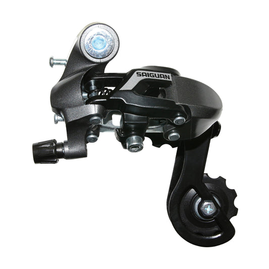 Dérailleur route arrière PCP 6-7v. seven chape courte à visser noir