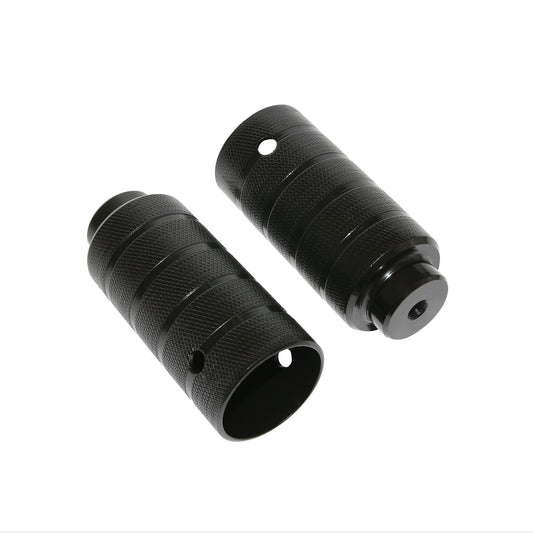 BMX foot pegs black aluminium 45 mm 3/8 axle