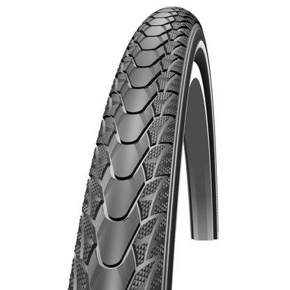 Pneu VTC Urbain 700 X 32 Schwalbe Marathon plus Noir TR (32-622) Renfort 5mm flanc Reflex Compatible VAE