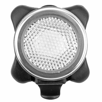 Eclairage vélo usb arrière sur tige de selle Newton light22at cob leds 30 lumens argent-noir