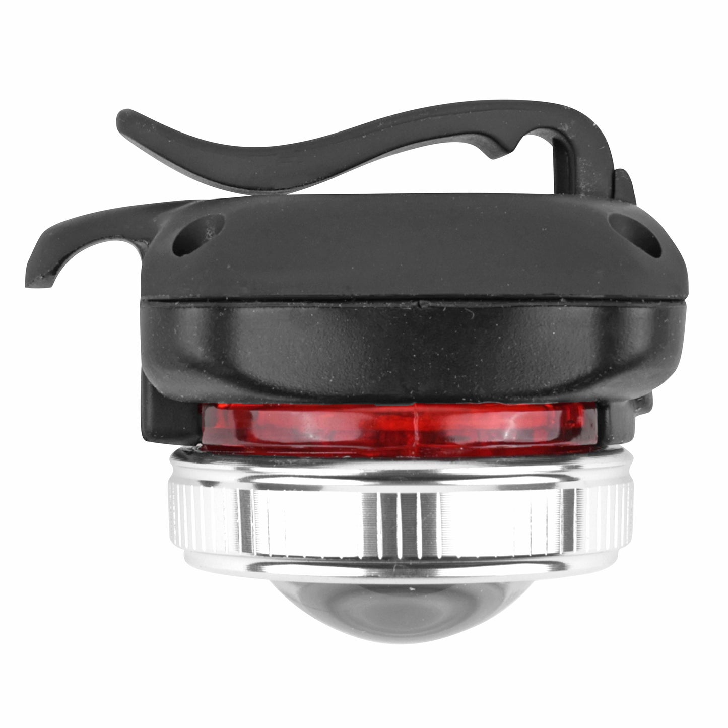 USB bicycle light front Newton light22af cob leds 130 lumens silver-black sold individually