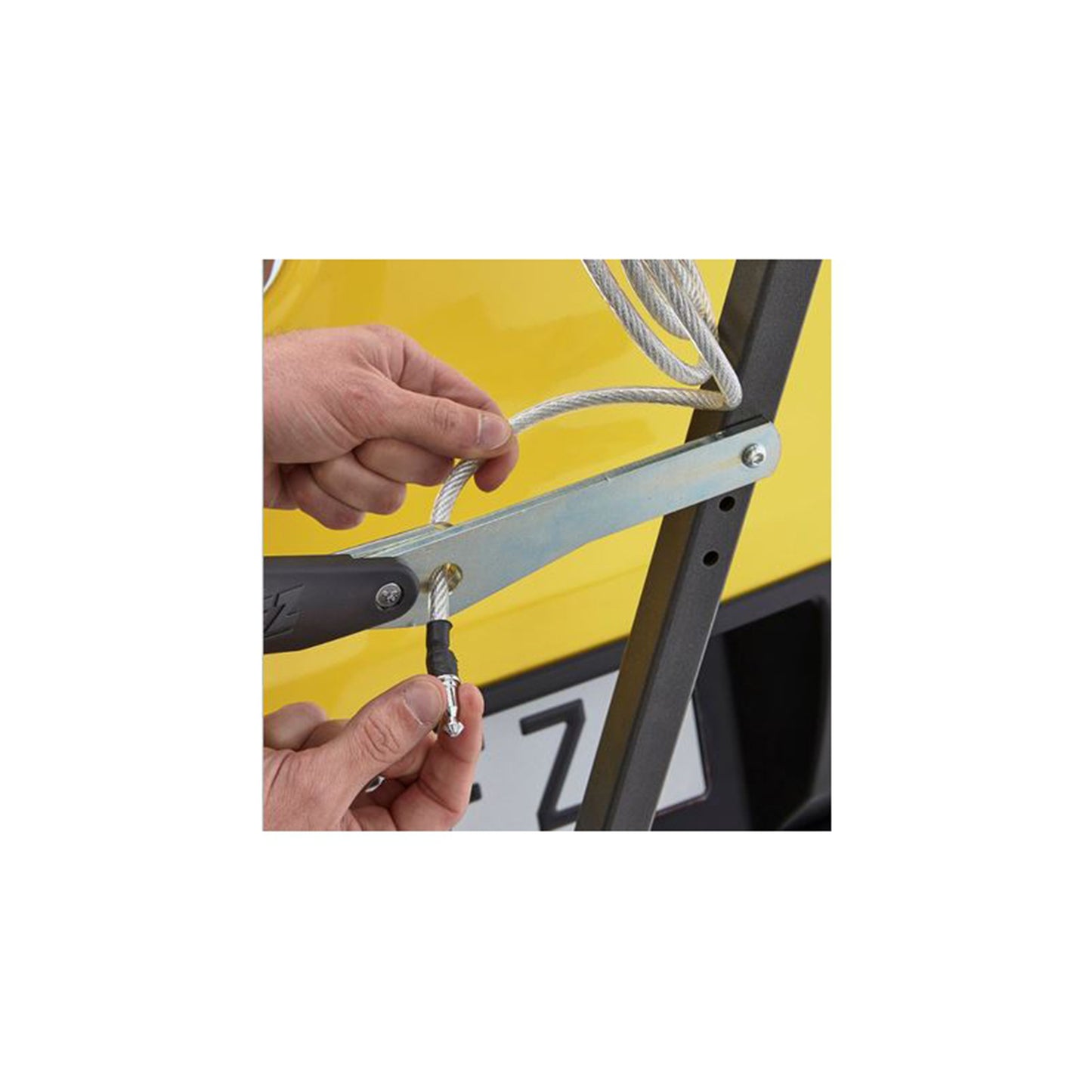 Porte-vélos attelage Mottez Jupiter 2 vélos suspendu