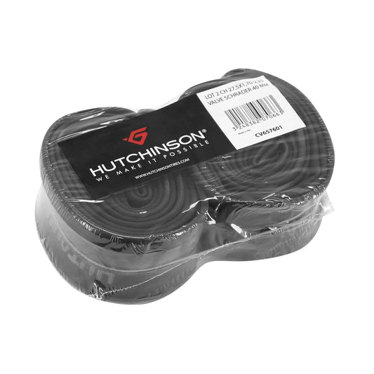 Bicycle inner tube 27.5 x 1.70-2.35 Hutchinson standard 40mm valve (sold in packs of 2)