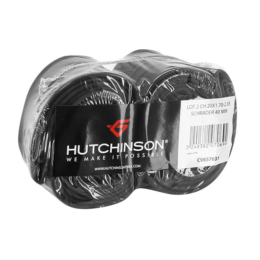 Chambre à air vélo 20 x 1.70-2.35 Hutchinson valve standard 40mm (vendu par lot de 2)