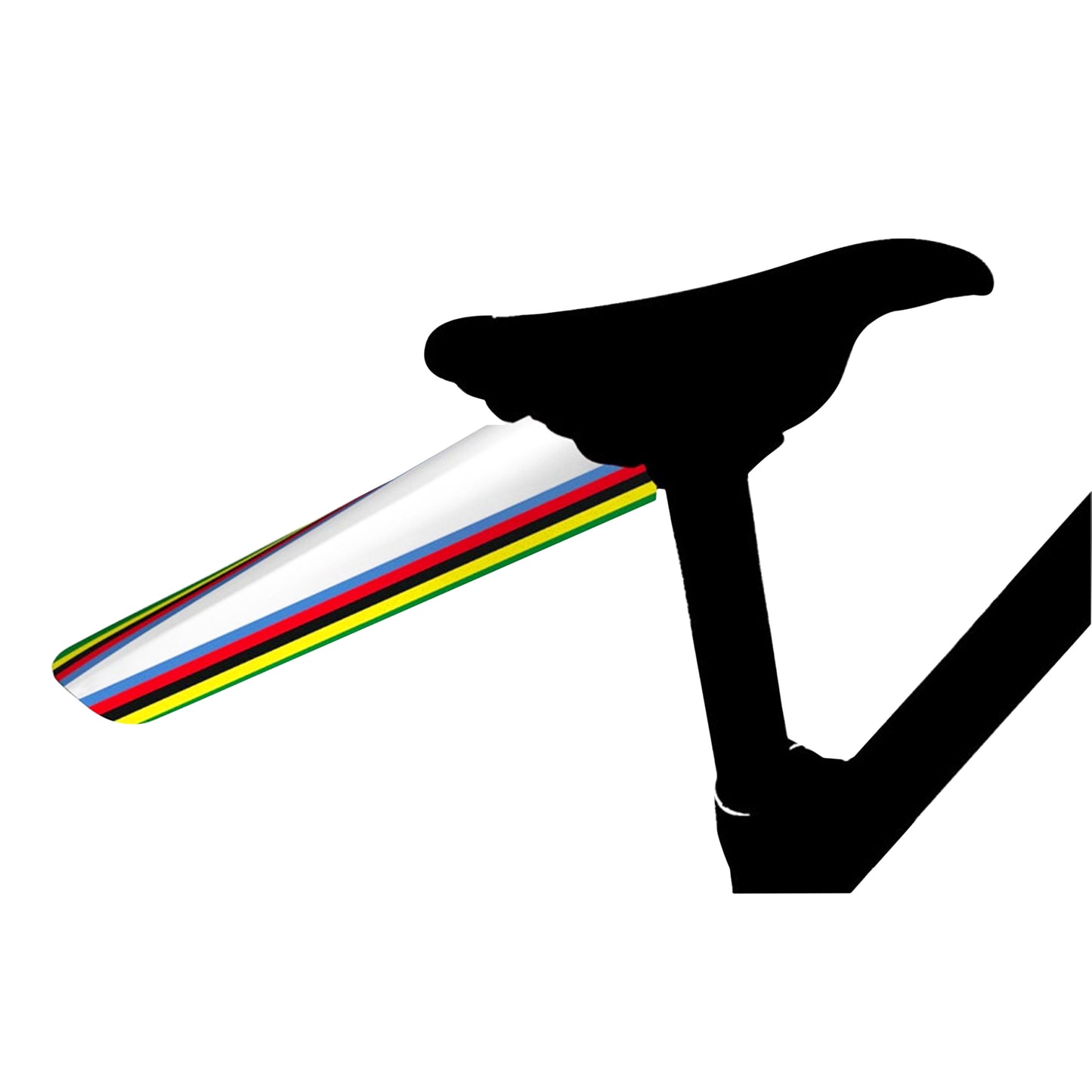 Garde-boue arrière Velox Colori CDM blanc clipsable (unité)