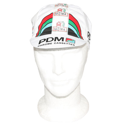 Casquette vélo équipe vintage pdm blanc Gist