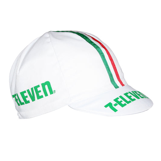 Gist 7-Eleven White Vintage Cycling Team Cap
