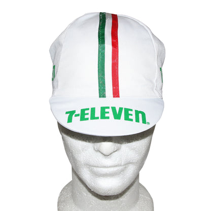 Gist 7-Eleven White Vintage Cycling Team Cap