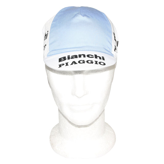 Vintage Bianchi Coppi Blue-White Gist Cycling Cap