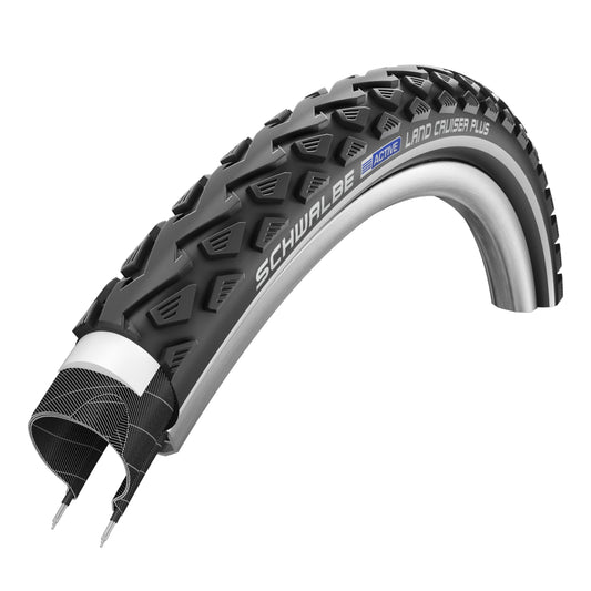 Hybrid Bike Tire Cross 700 X 47 (29 x 1.75) Schwalbe Land Cruiser plus Black TR (47-622) Puncture-Guard Reinforcement E-Bike Compatible