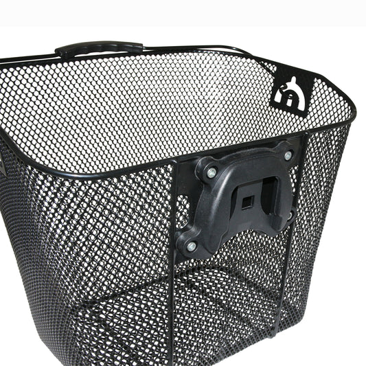 Newton E-bike Steel Front Basket Honeycomb 19L Black
