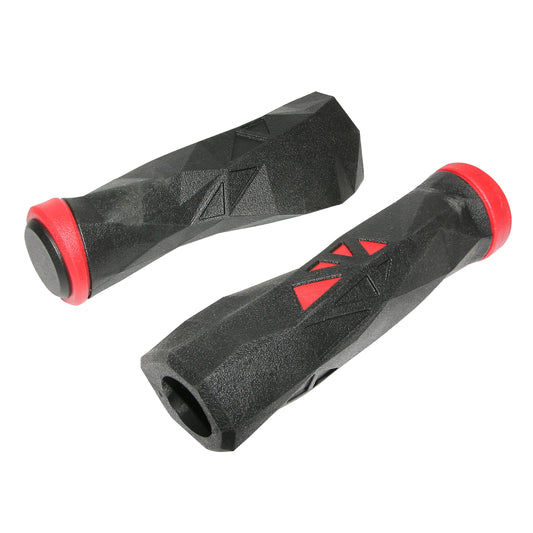 Poignées VTT Newton Probike ergo noir rouge 130mm