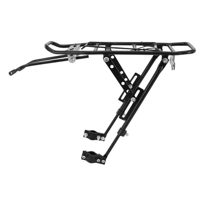 PCP Adjustable Black Aluminum Rear Rack 26-29 15kg