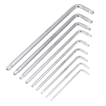 Jeu clés Torx longues PCP T10 à T50
