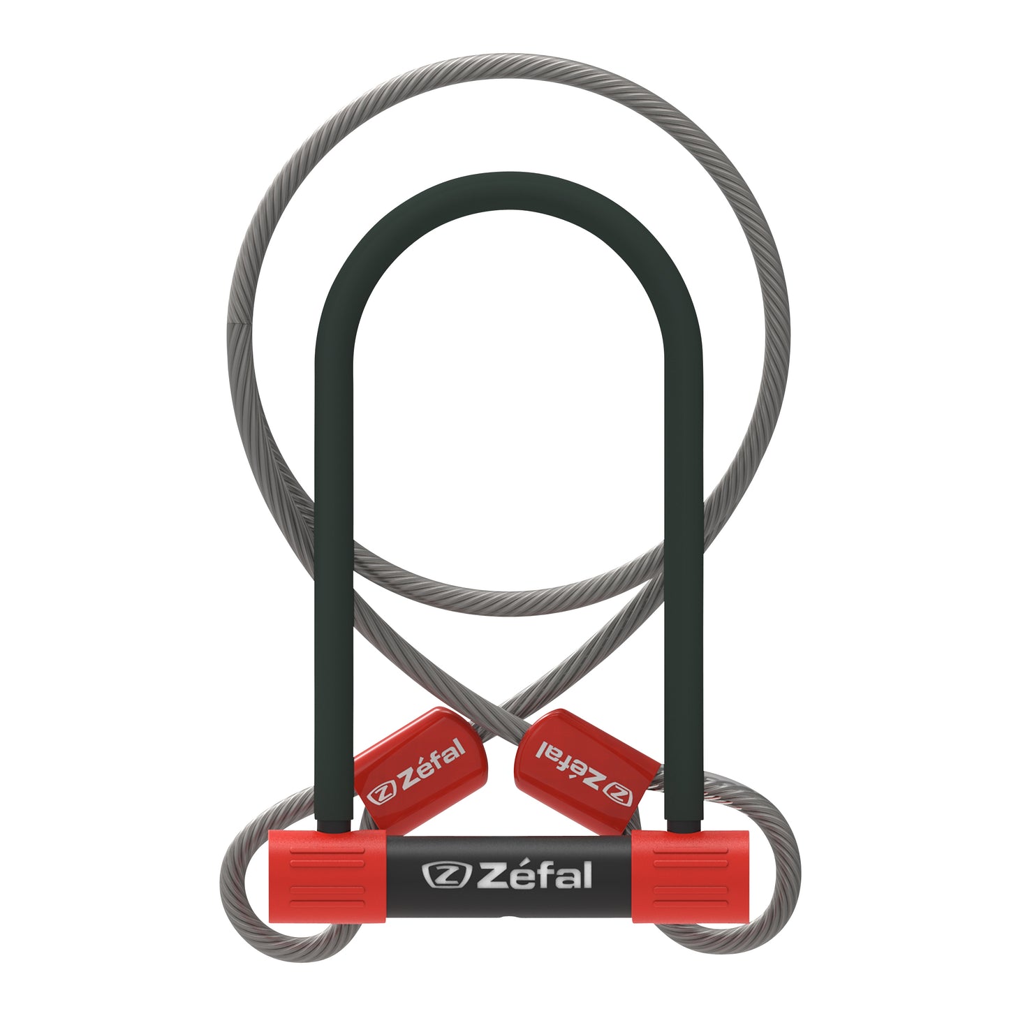 Antivol vélo U Zefal K-traz u13 à clé 115 x 230 mm d 13 mm avec câble 1.2m avec support clip
