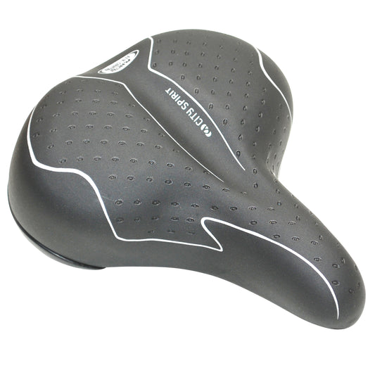 Selle Newton City Spirit femme gel noir 245x208