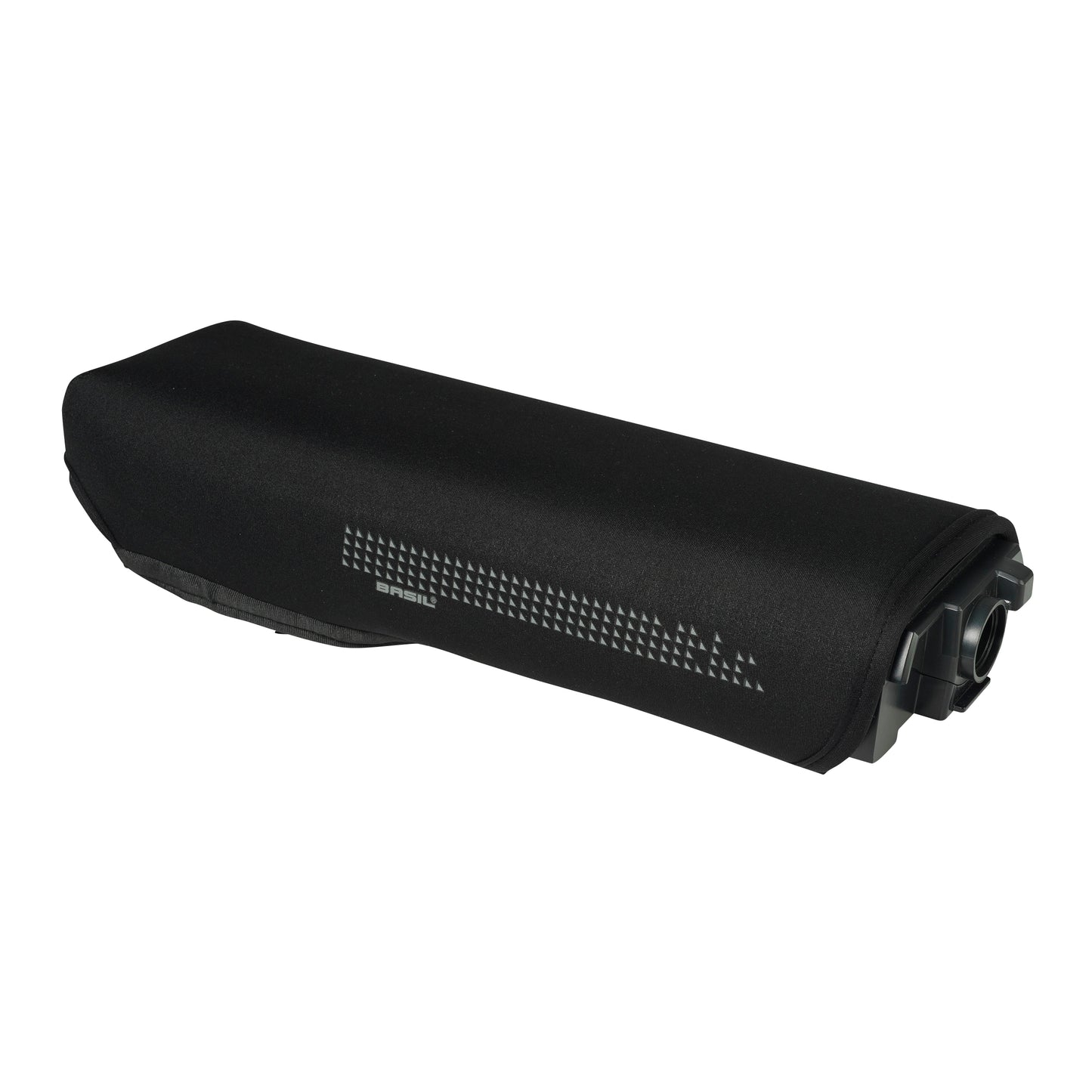 Housse protection de batterie arrière Basil miles néoprène noir waterproof compatible VAE-e-bike l32 x l9 x h5 cm
