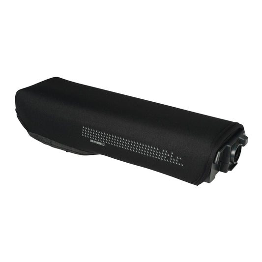 Housse protection de batterie arrière Basil miles néoprène noir waterproof compatible VAE-e-bike l32 x l9 x h5 cm