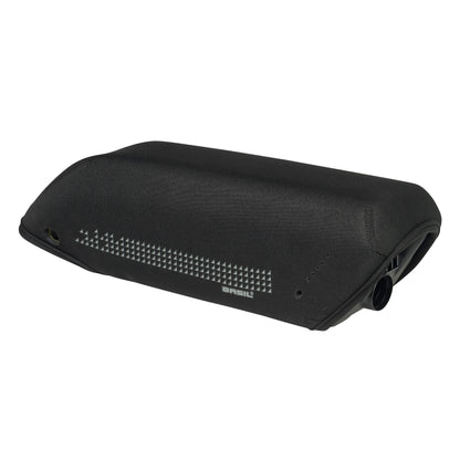 Housse protection de batterie tube diagonal Basil miles néoprène noir waterproof compatible VAE-e-bike l24 x l7 x h8 cm