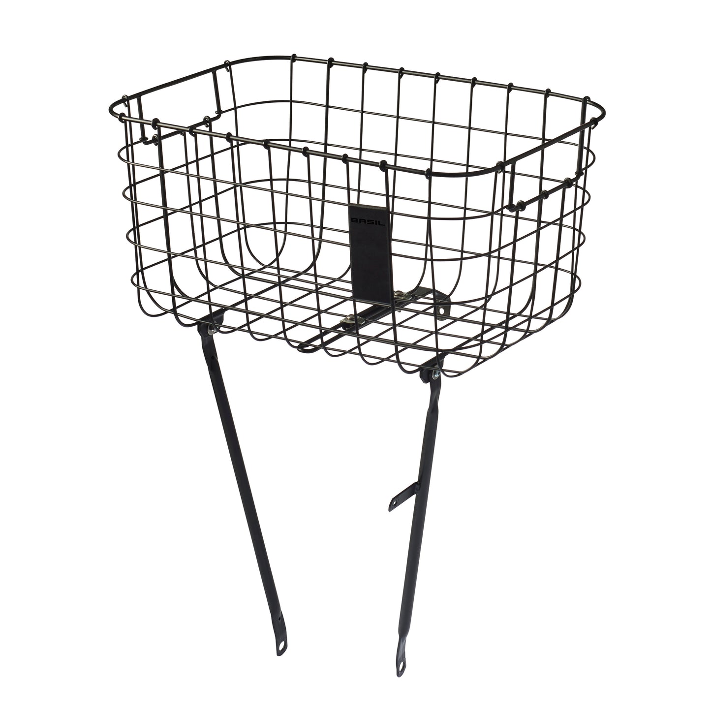 Panier vélo avant Basil Robin acier noir mat