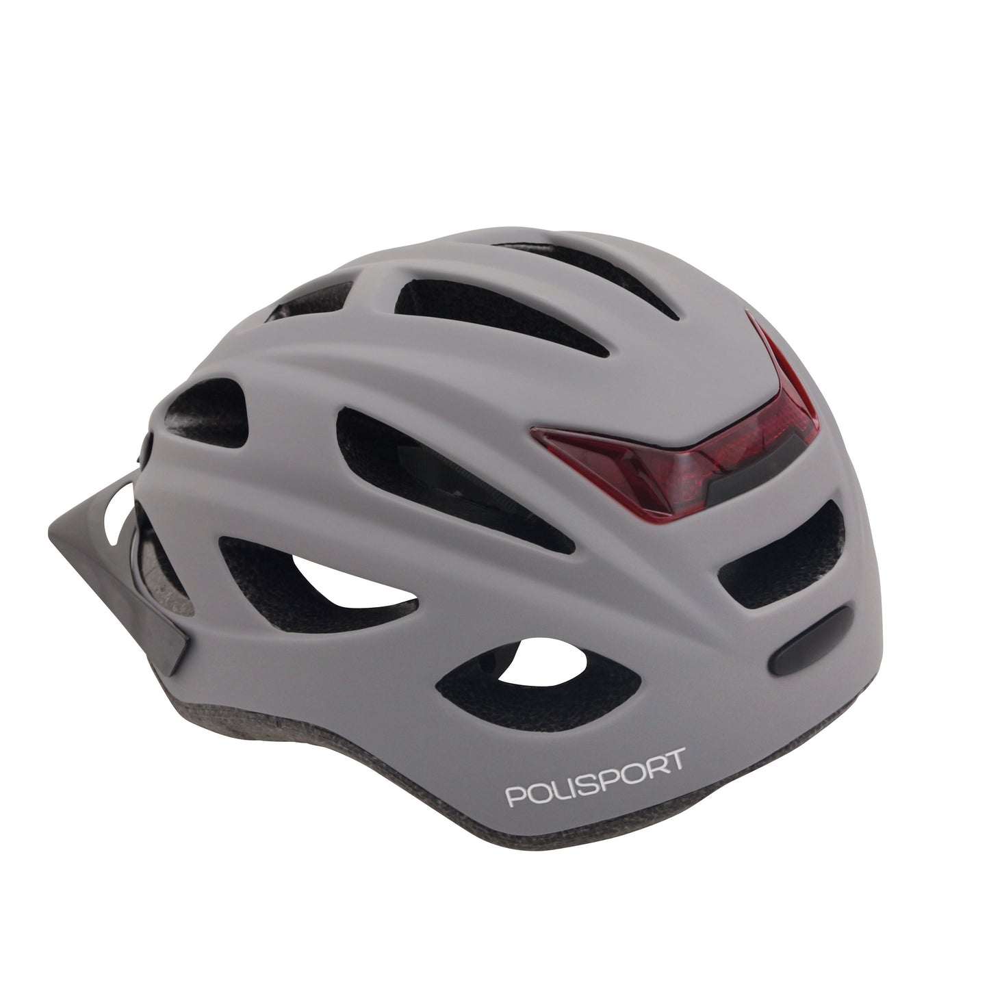 Polisport citygo adult city bike helmet matte gray