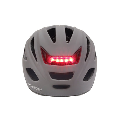 Polisport citygo adult city bike helmet matte gray