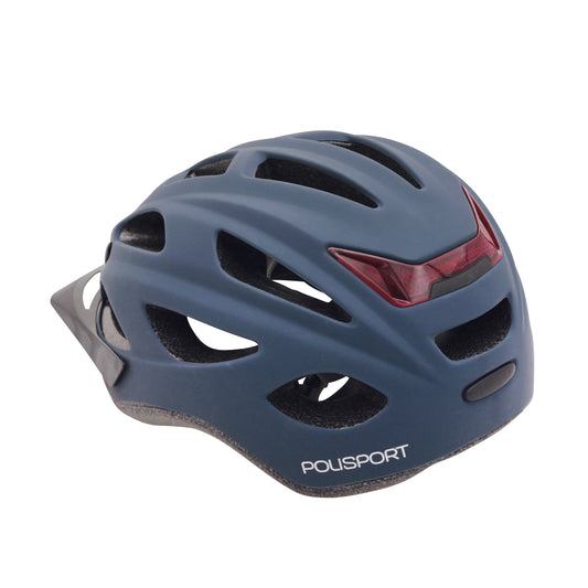 Polisport Citygo Adult City Bicycle Helmet - Matte Dark Blue