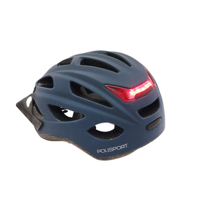 Polisport Citygo Adult City Bicycle Helmet - Matte Dark Blue