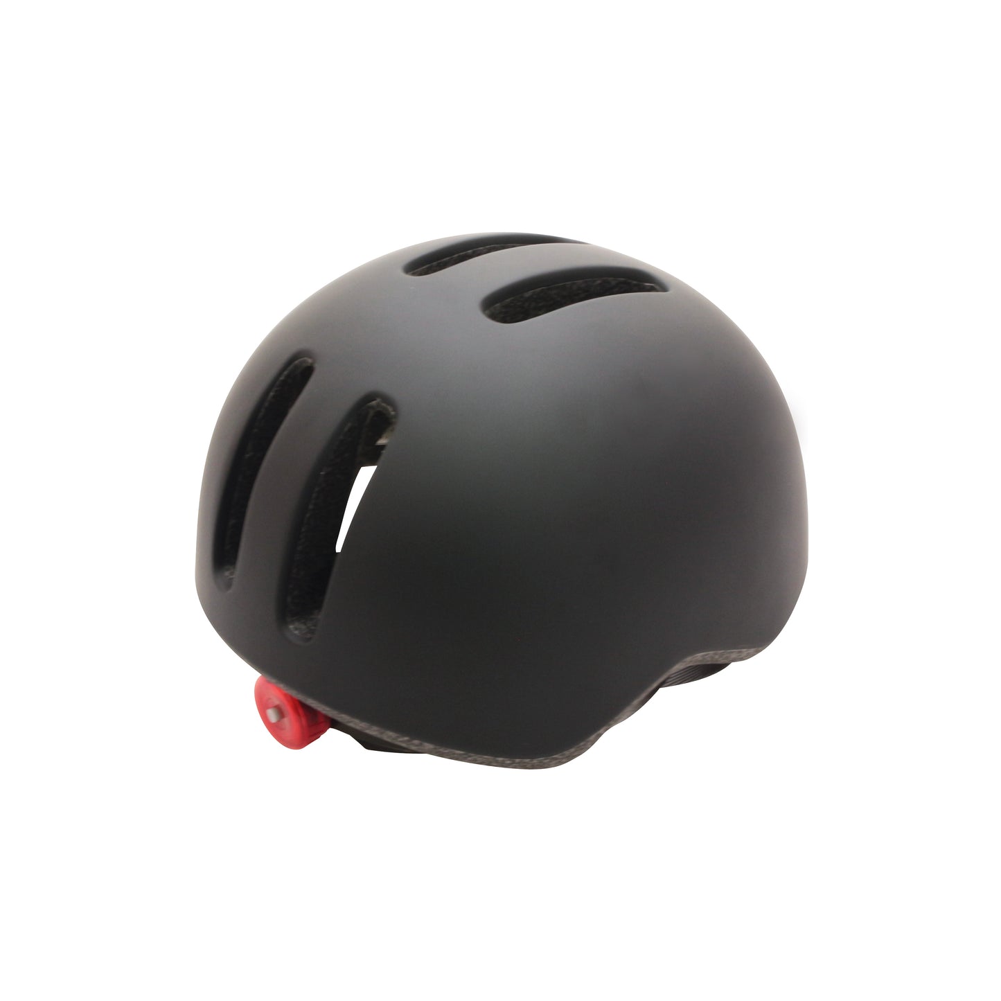 Polisport Commuter Adult City Bike Helmet In-Mold Matte Black with Grey Visor