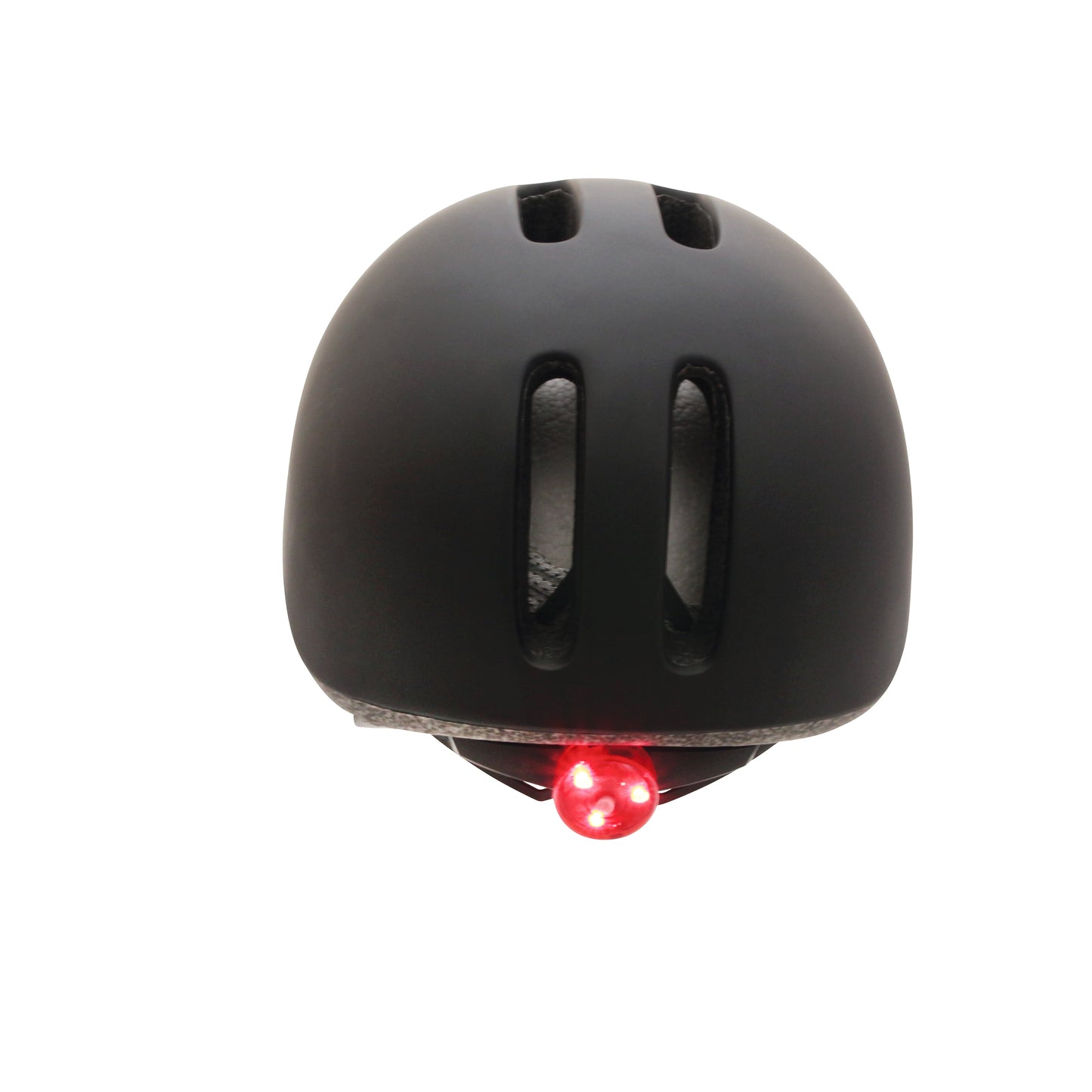 Polisport Commuter Adult City Bike Helmet In-Mold Matte Black with Grey Visor