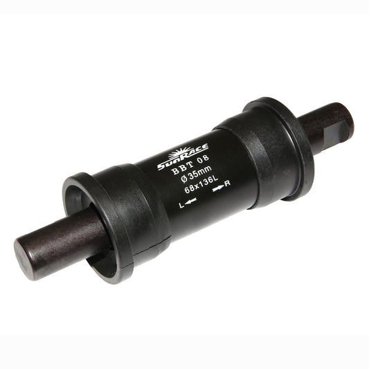 Sunrace 136mm cotter type bottom bracket with press-fit resin cups 35mm