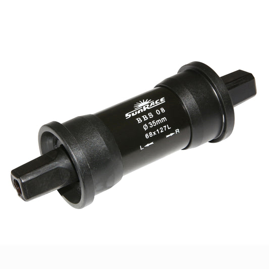 Sunrace square taper bottom bracket 127mm push-fit resin cups 35mm