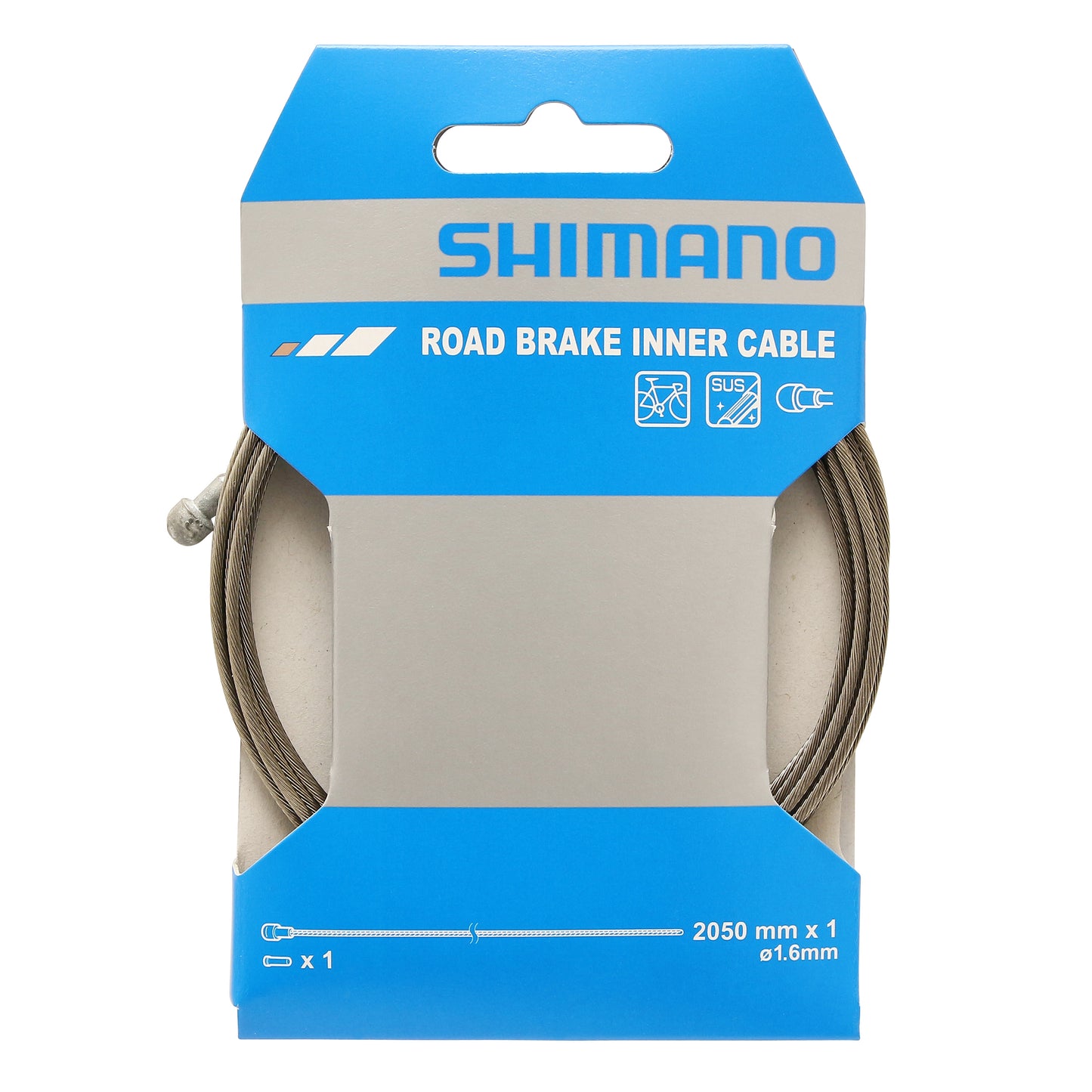 Câble de frein Shimano route sus 2,05m (vendu à l'unité)