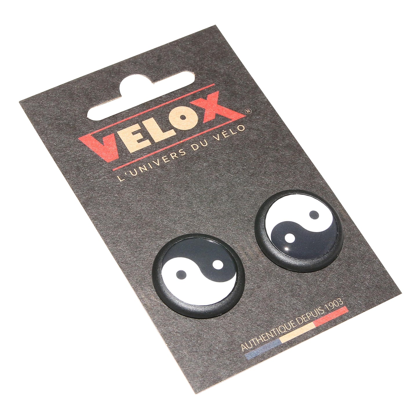 Bouchons cintre route VELOX doming ying yang