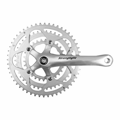 Stronglight Impact road crankset silver 172.5 52x42x30