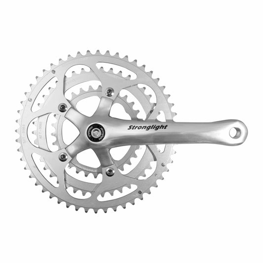 Pédalier route Stronglight Impact argent 172,5 52x42x30