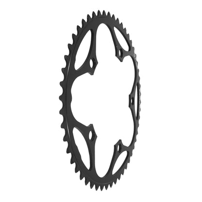Plateau route Stronglight Dural 5 bras D130 52D ext Shimano noir 8-9V