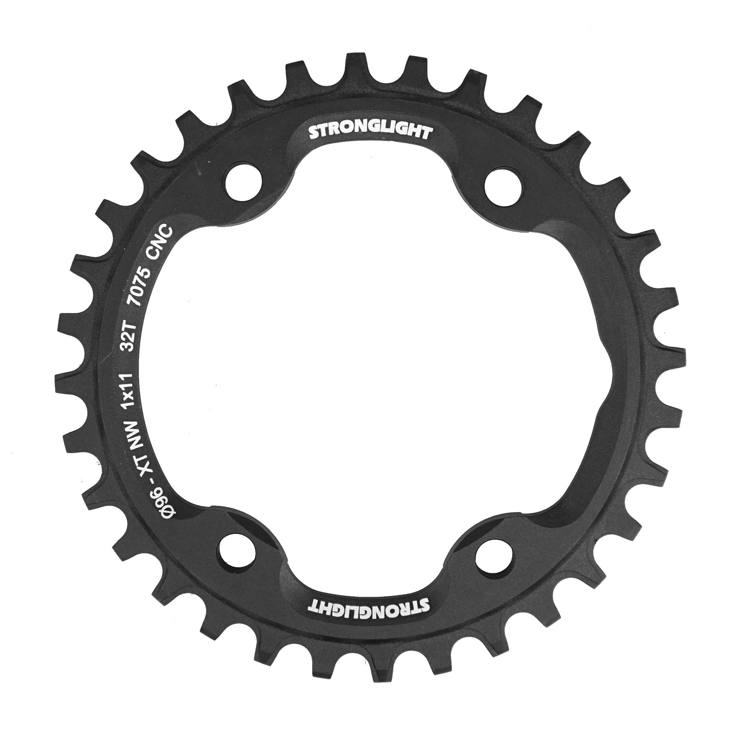 Plateau VTT 4 bras Stronglight D96 pour Shimano XT M8000 SLX mono 32D