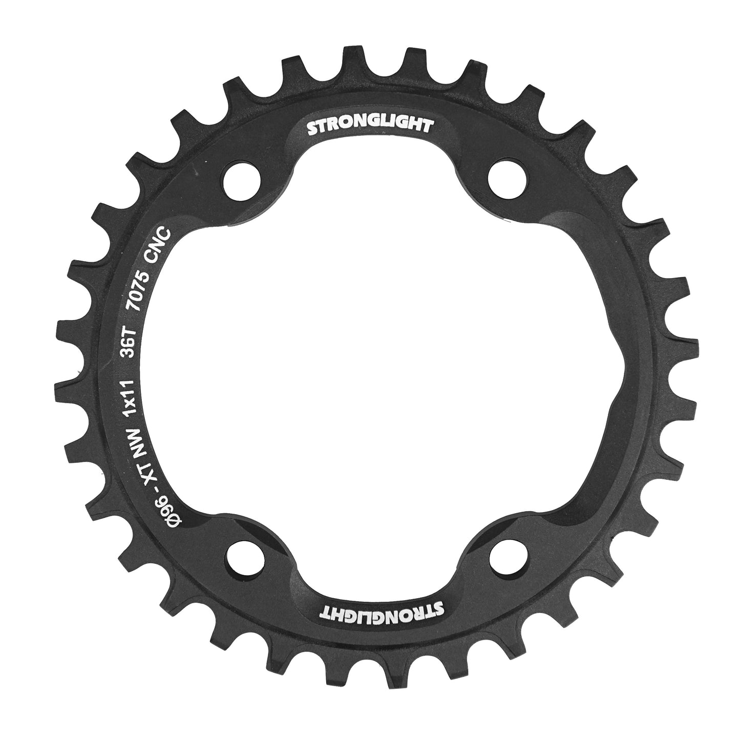 Plateau VTT 4 bras Stronglight D96 pour Shimano XT M8000 SLX mono 36D